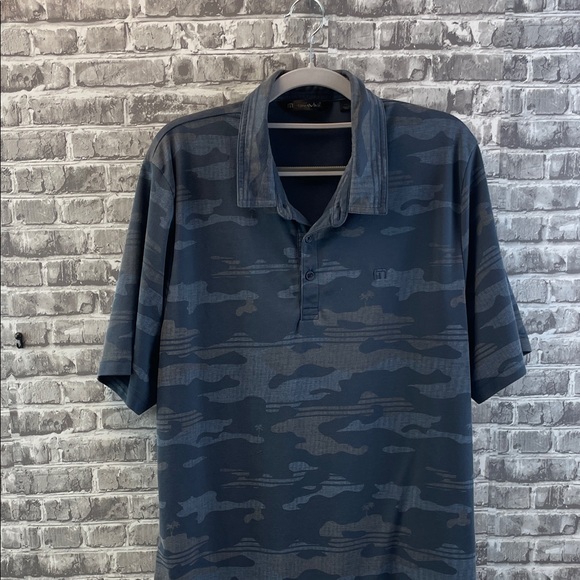 Travis Mathew Other - Travis Mathew Dark Blue Camouflage Polo
